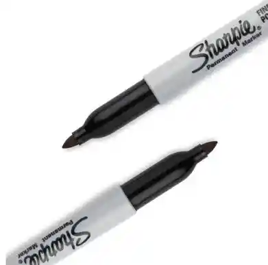 Marcador Permanente Sharpie Punta Delgada Negro
