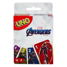Juego De Mesa Cartas Uno Avengers Heroes