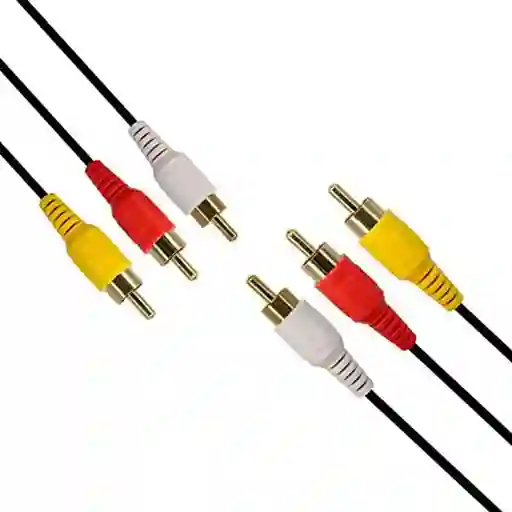 Cable 3x3 Rca 1.5 Mts