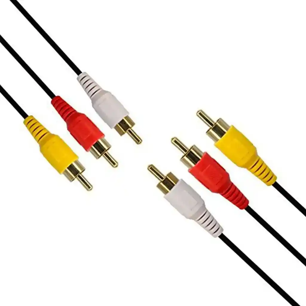 Cable 3x3 Rca 1.5 Mts