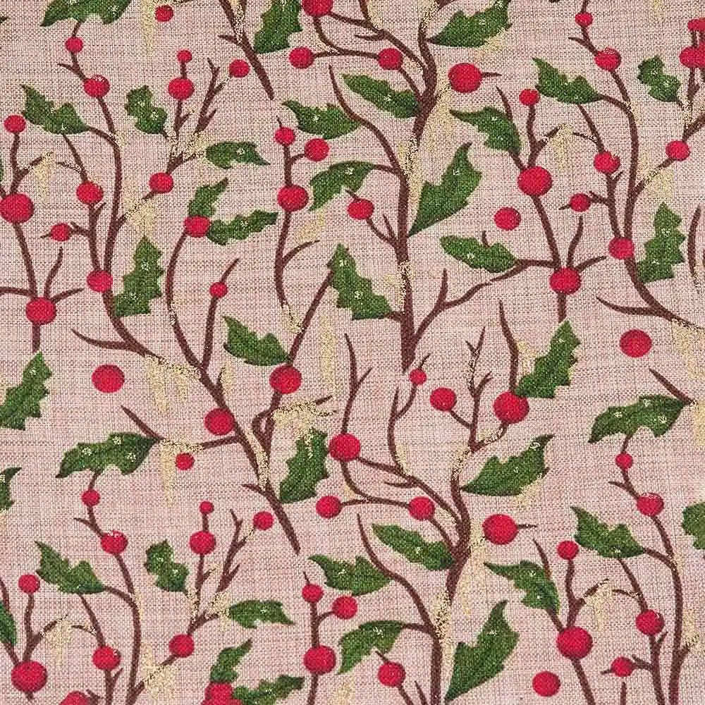 Camino De Mesa Miro Christmas Rama Navidena 180x28cm Multicolor