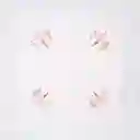 Mantel Miro Christmas Arboles 85x85cm Blanco Poliester