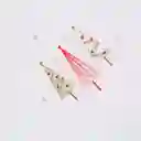 Mantel Miro Christmas Arboles 85x85cm Blanco Poliester