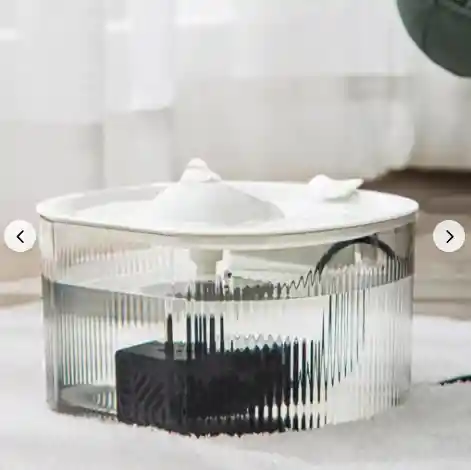 Fuente Para Mascotas Otoño - Blanco