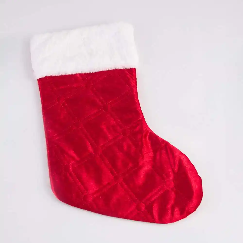 Bota Miro Christmas 1x45cm Rojo Verde Poliester