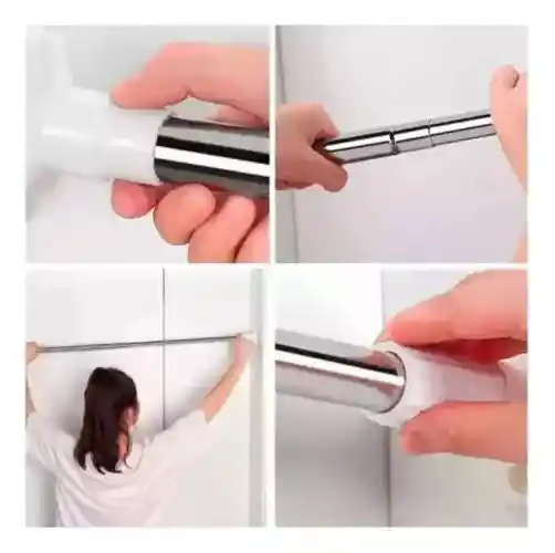 Tubo Para Colgar Ropa Ajustable 90-160cm