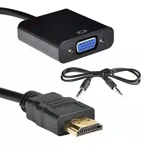 Adaptador Hdmi A Vga Con Audio