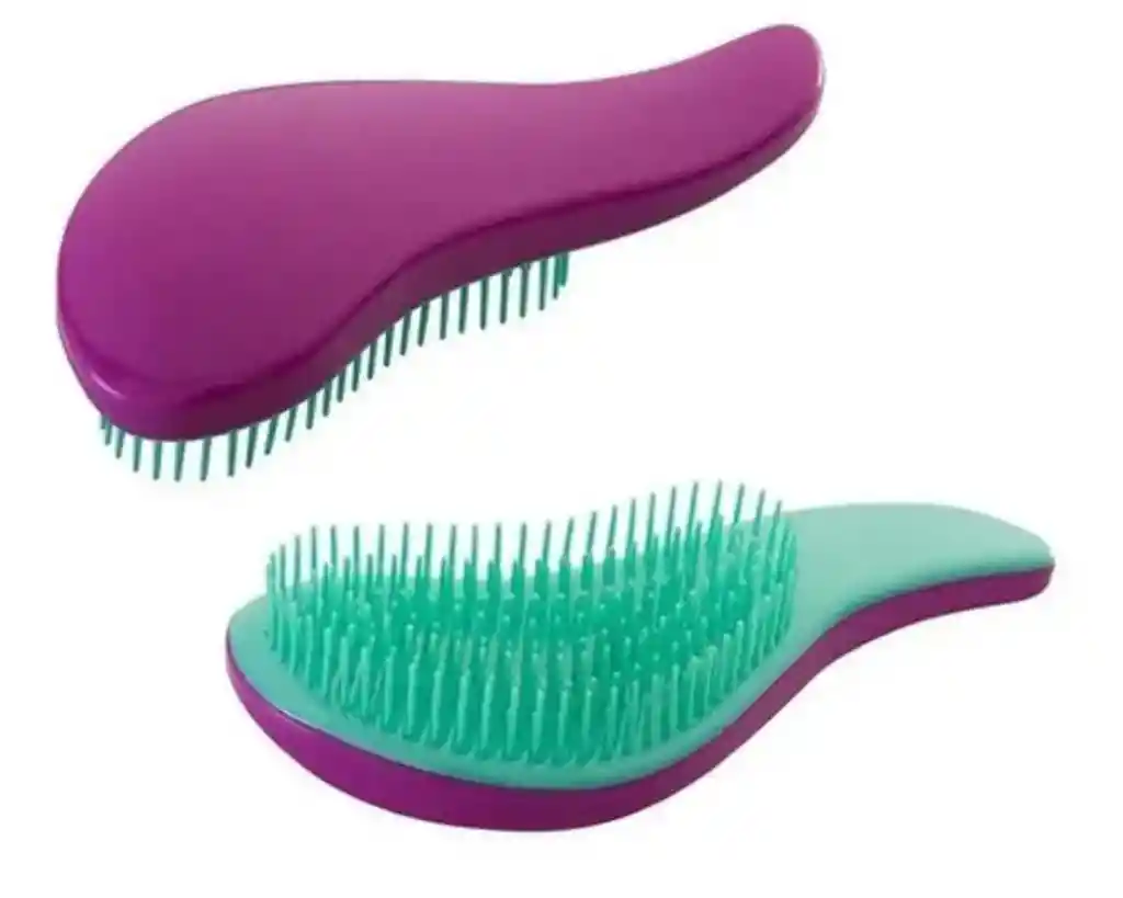 Cepillo Peine Desenredante Siliconado Mediano Enkor