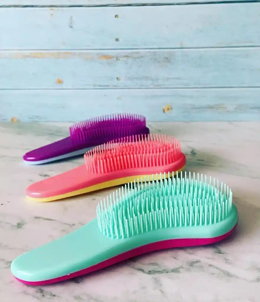 Cepillo Peine Desenredante Siliconado Mediano Enkor