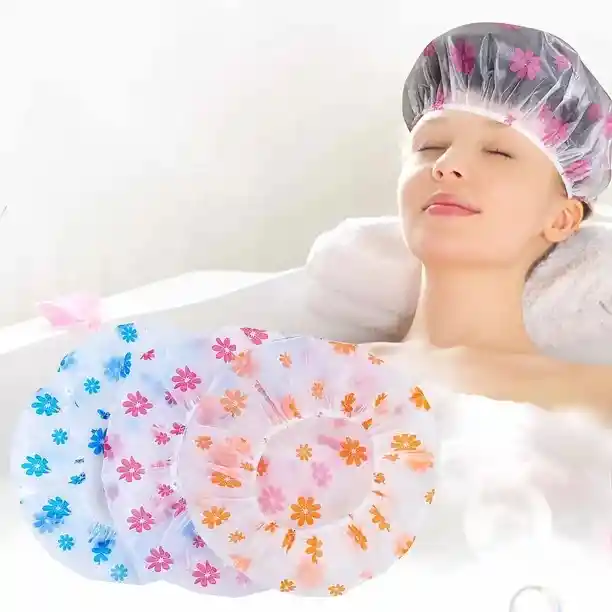 Gorro De Baño Para Ducha Impermeable Reutilizable