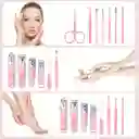 Juego De Belleza Para Uñas De Acero Inoxidable 14 Piezas