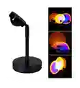 Lámpara Led Proyectora Atardecer Decorativa Profesional Estructura Negro