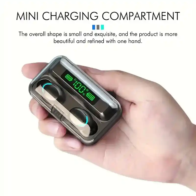 Auriculares Inalámbricos F9 Tws Hi-fi Estéreo - Auriculares Con Cancelación De Ruido