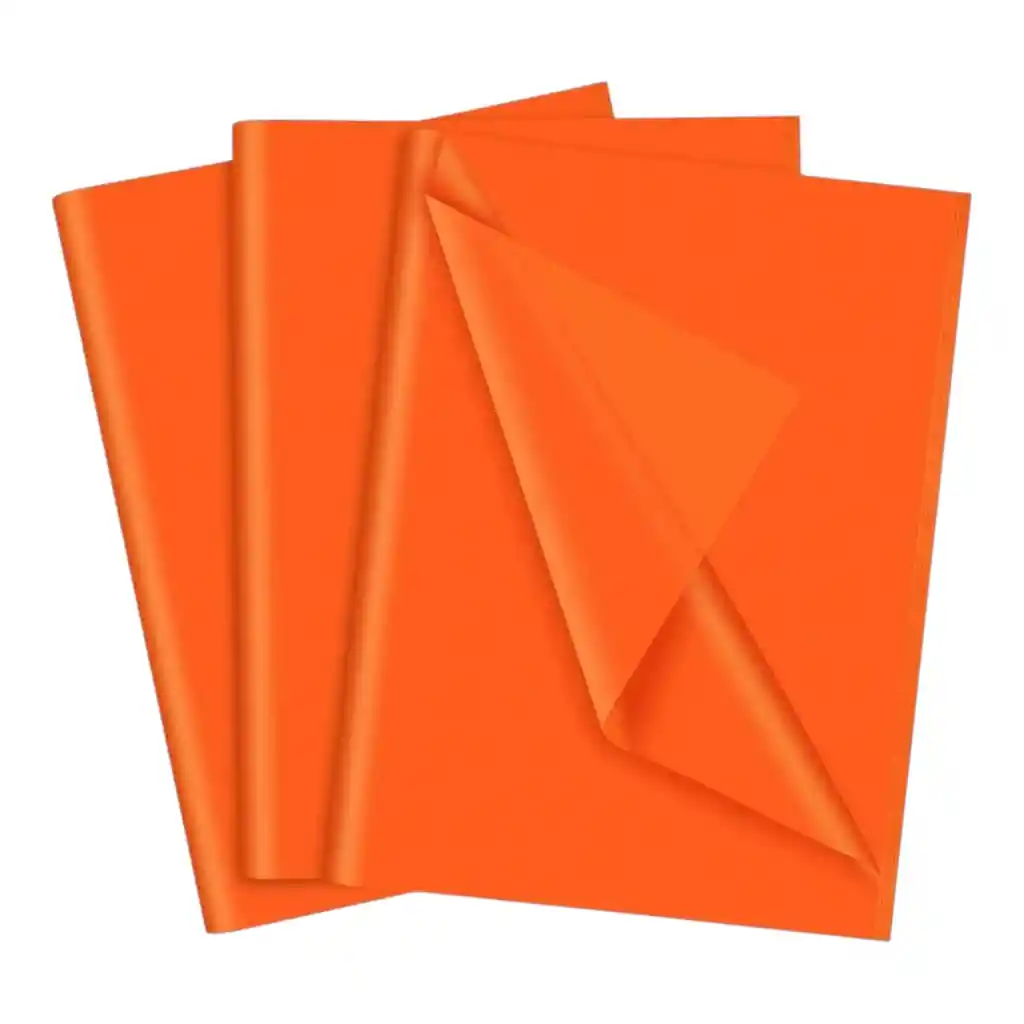 Pliego Papel Seda Naranja