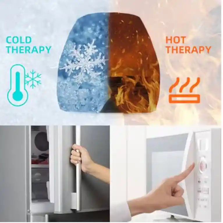 Gorro Gel Frio Calor Alivio Migraña Dolor De Cabeza Antifaz