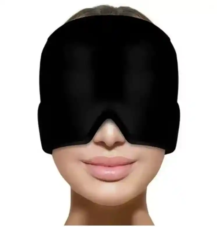 Gorro Gel Frio Calor Alivio Migraña Dolor De Cabeza Antifaz