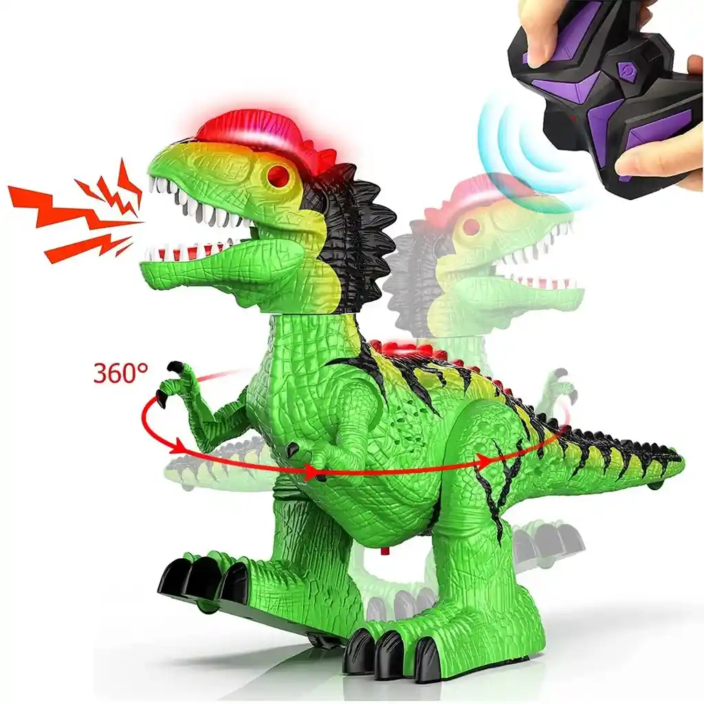 Juguete Dinosaurio De Control Remoto Dilophosaurus Ref 666-20a