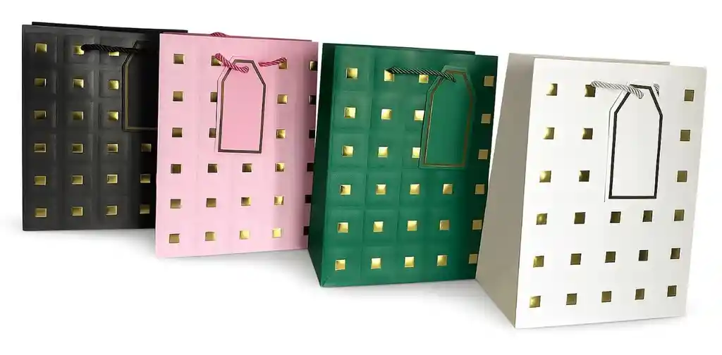 Bolsa De Regalo De Cuadros 30x40cm