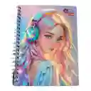 Cuaderno Argollado Grande Ochenta Hojas Diferentes Diseños Para Dama, Caballero O Niña