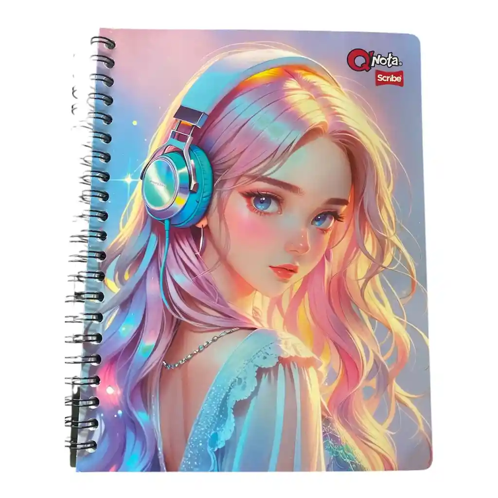 Cuaderno Argollado Grande Ochenta Hojas Diferentes Diseños Para Dama, Caballero O Niña