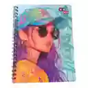 Cuaderno Argollado Grande Ochenta Hojas Diferentes Diseños Para Dama, Caballero O Niña