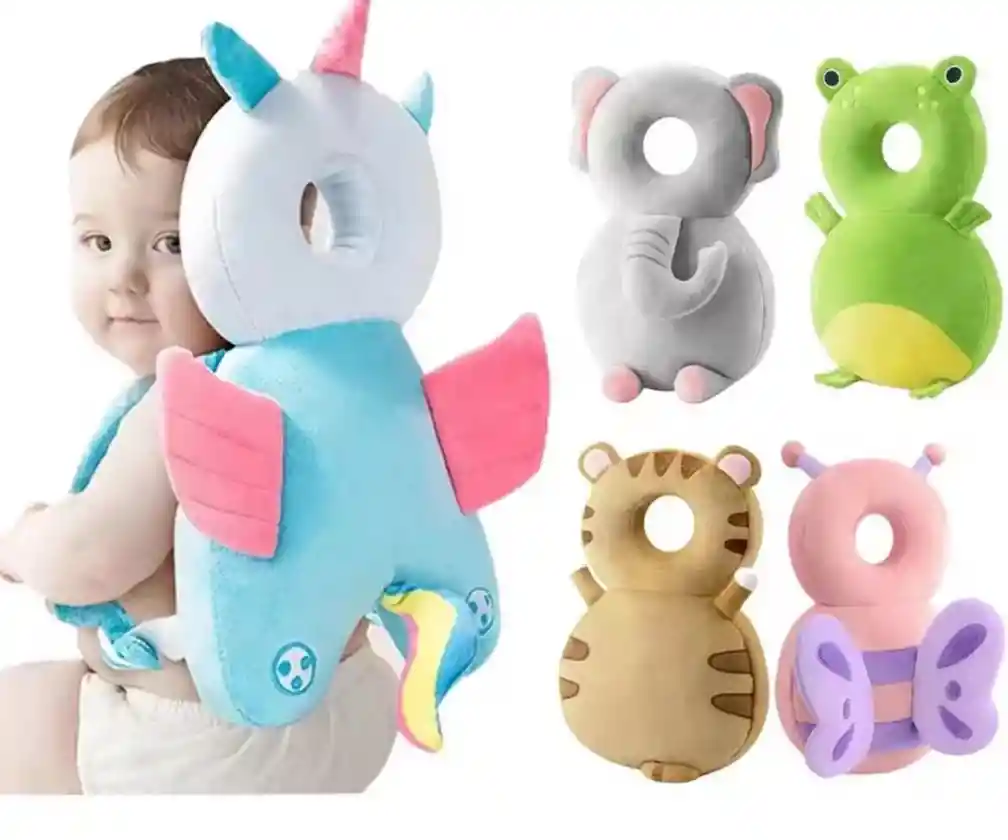 Cojín Protección Cabeza Bebé Suave Acolchado