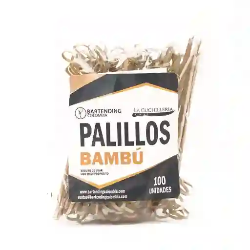 Palillo Bambu Verde X100