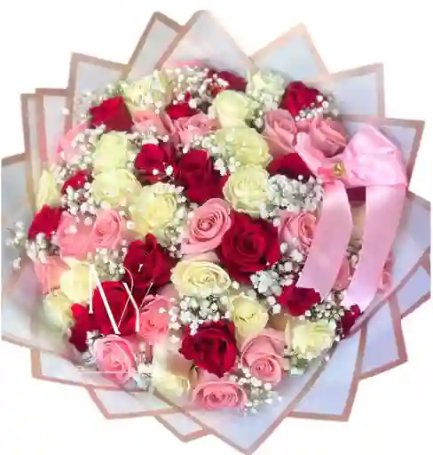 Flores Rosas X100 Mi Princesa