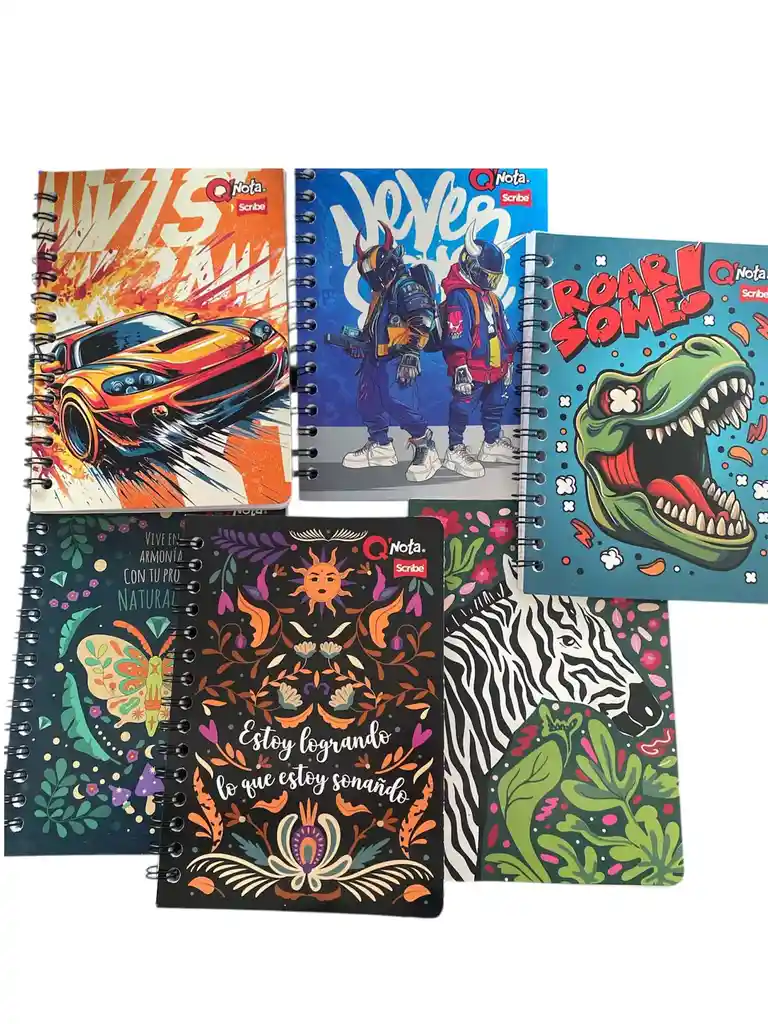 Cuaderno Argollado Pequeño Diseño Para Dama Y Caballlero