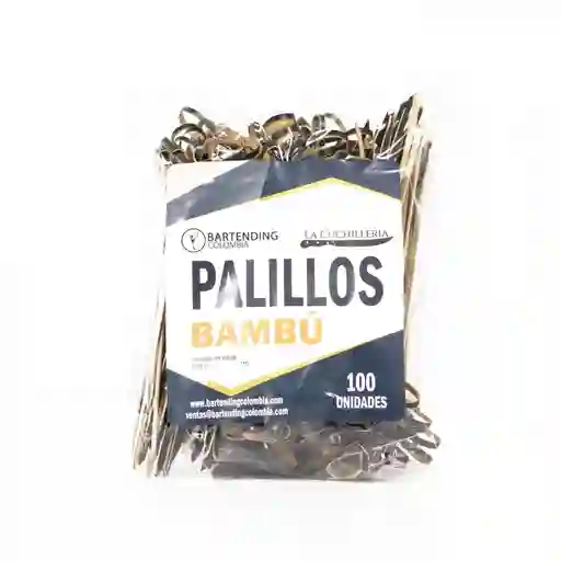Palillo Bambu Negro X100