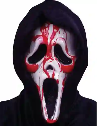 Mascara Ghost Face Scream Scary Con Sangre