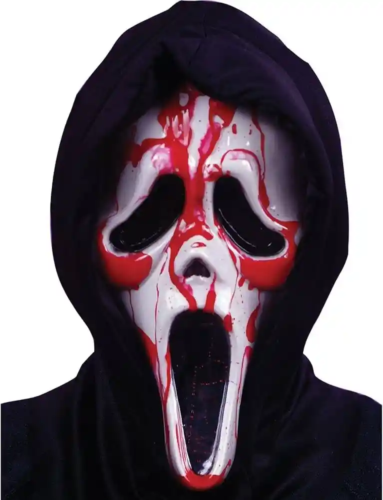 Mascara Ghost Face Scream Scary Con Sangre