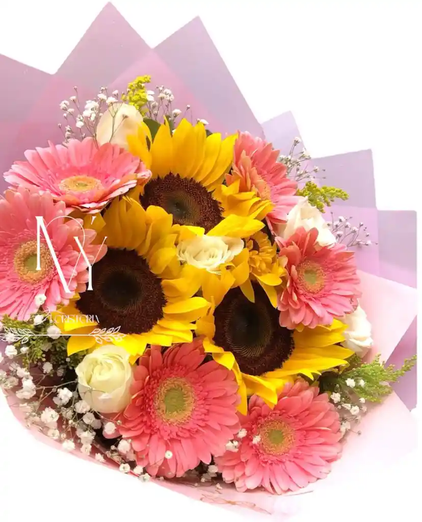 Flores Girasoles Y Gerberas Amor