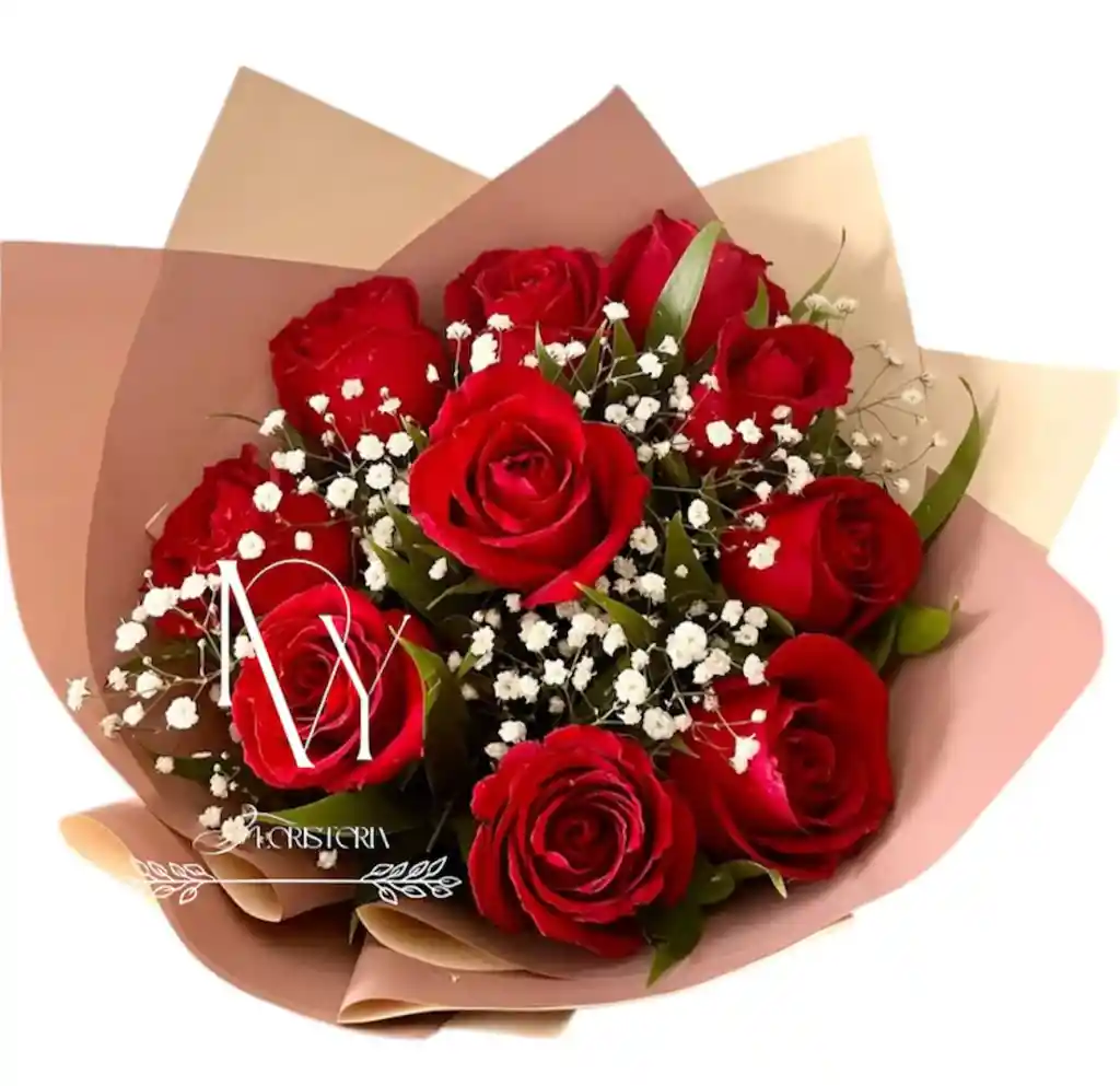 Flores Rosas Rojas X12