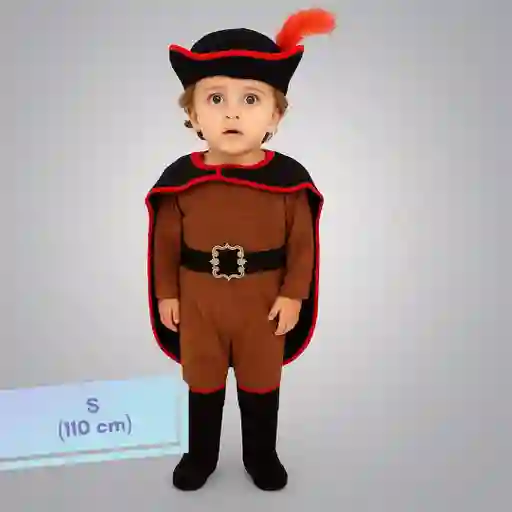 Disfraz Halloween Gato Con Botas Talla S (110 Cm)