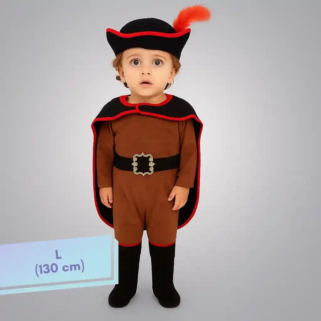 Disfraz Halloween Gato Con Botas Talla L (130 Cm)