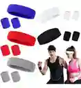 Bandas De Sudor Para Muñecas Y Frente Deportivas