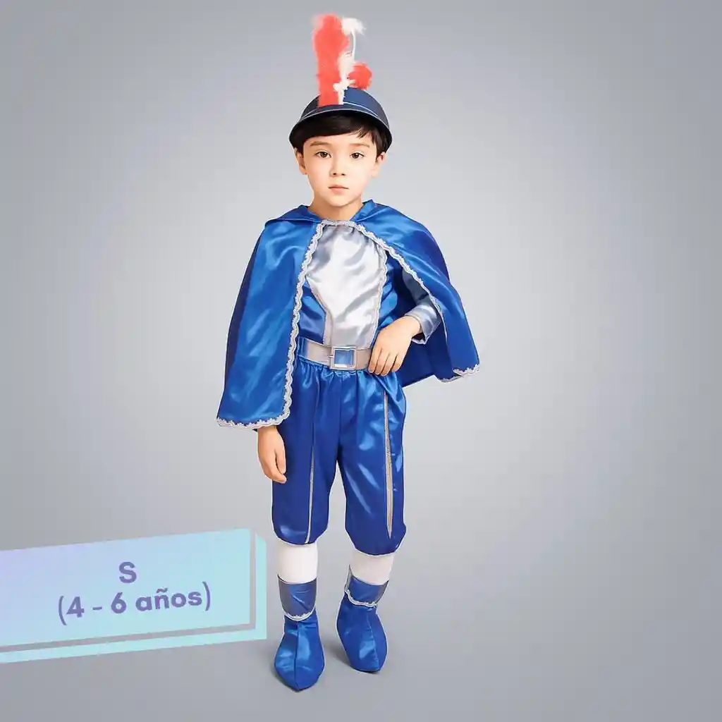 Disfraz Halloween Principe Talla S (4-6 Años)