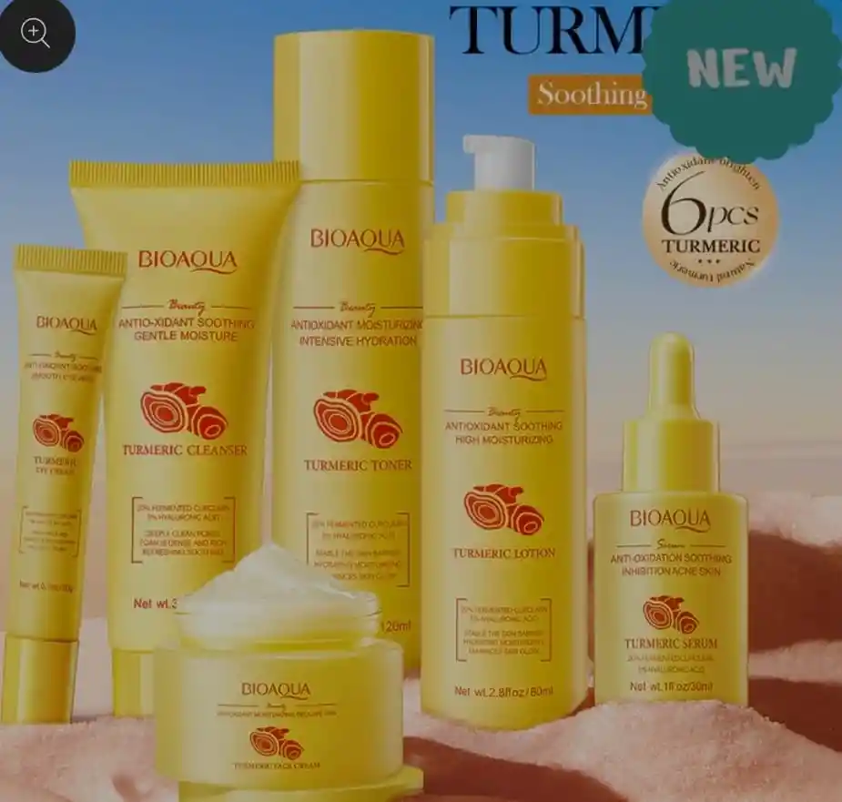 Set Facial Bioaqua Antioxidante X6.