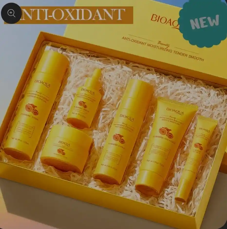 Set Facial Bioaqua Antioxidante X6.