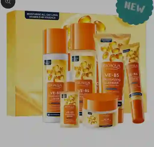Set Facial Bioaqua Viamina E Y B5 X6.