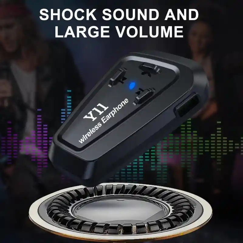 Intercomunicador Casco Moto Audifonos Y11 Bluetooth
