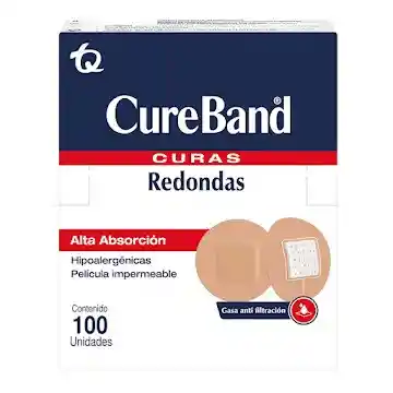 Cureband Curas Redondas 100 Unidades