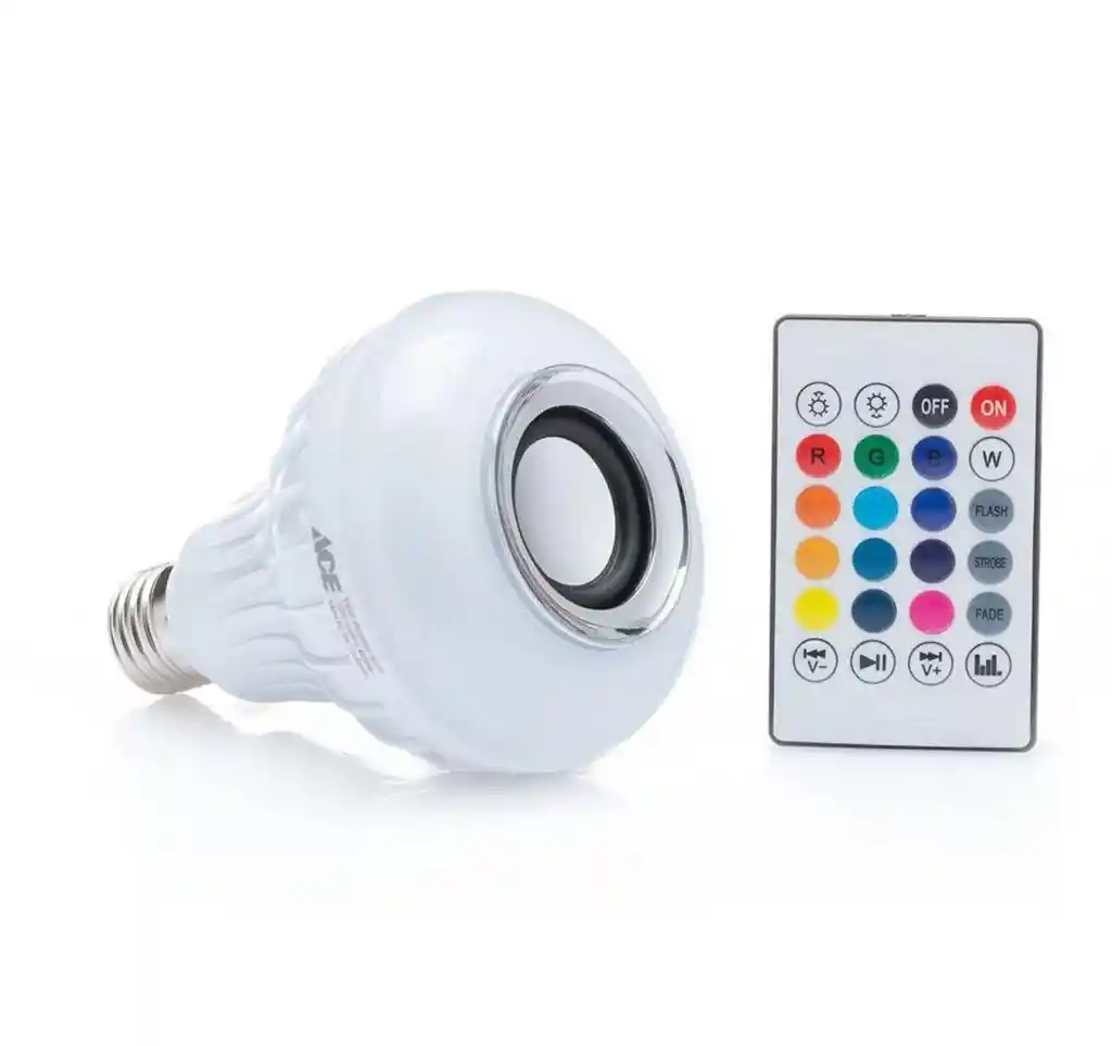 Bombillo Ledmulticolor Parlante + Control Remoto