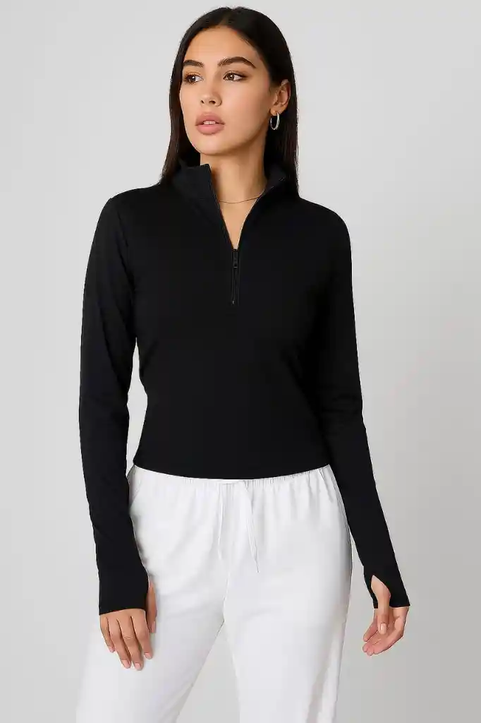 Blusa Deportiva Manga Larga