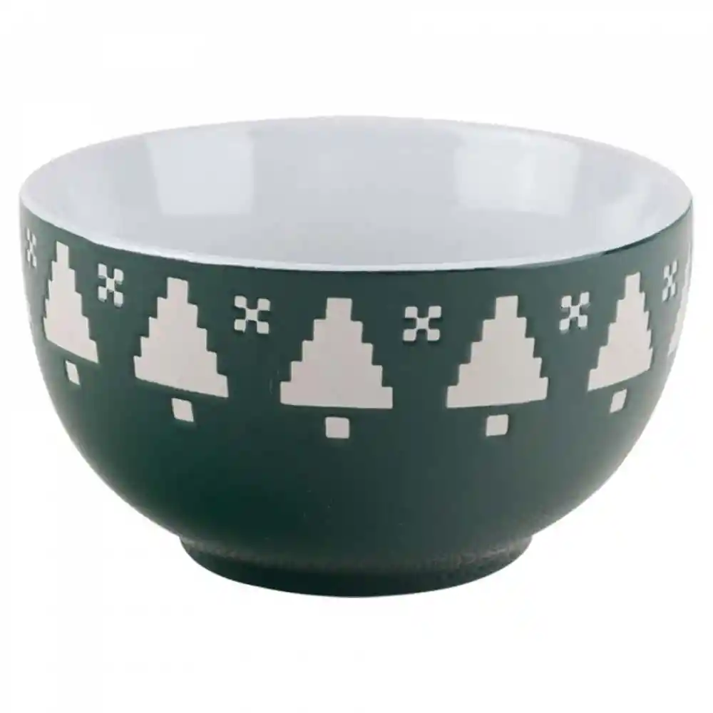 Bowl Tazon Expressions 13.5 Cm Verde Ceramica
