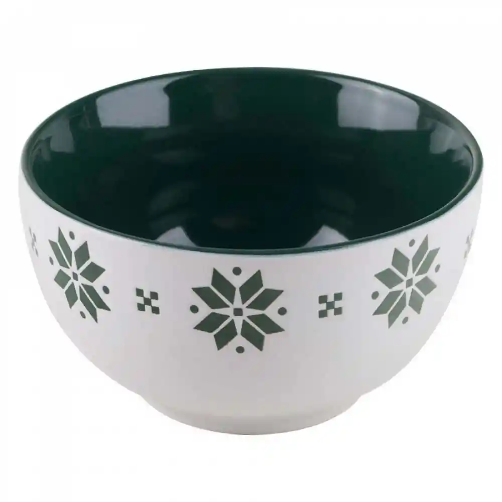 Bowl Tazon Expressions 13.5 Cm Verde Ceramica