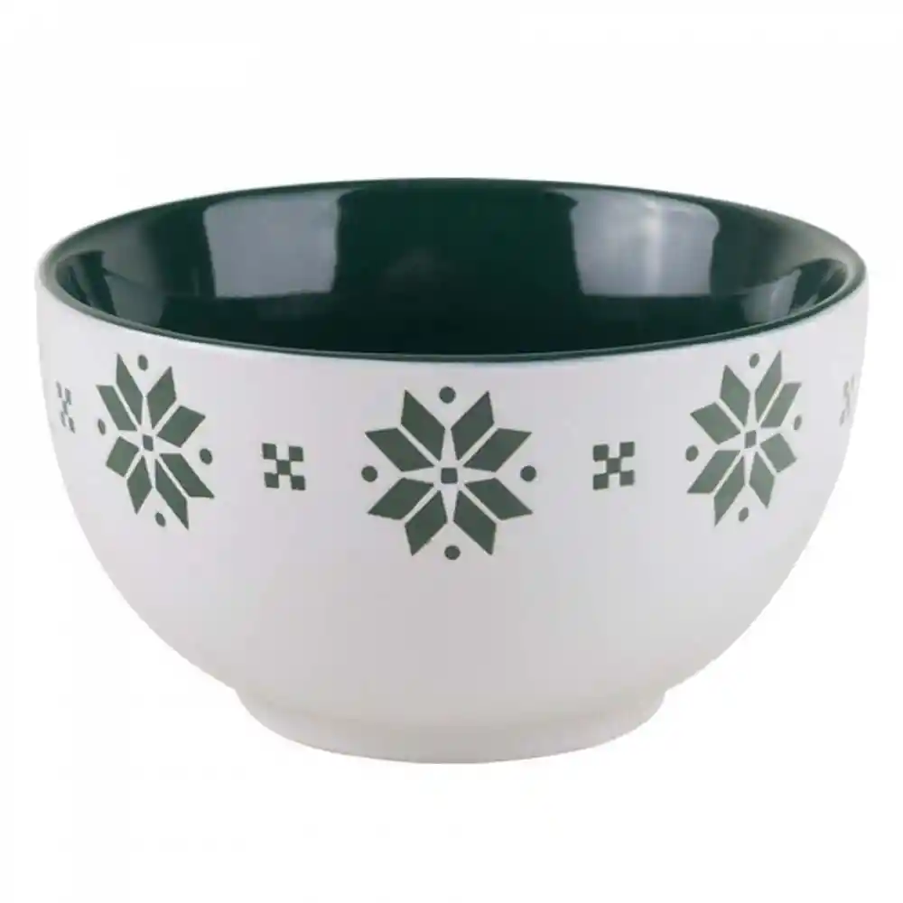 Bowl Tazon Expressions 13.5 Cm Verde Ceramica