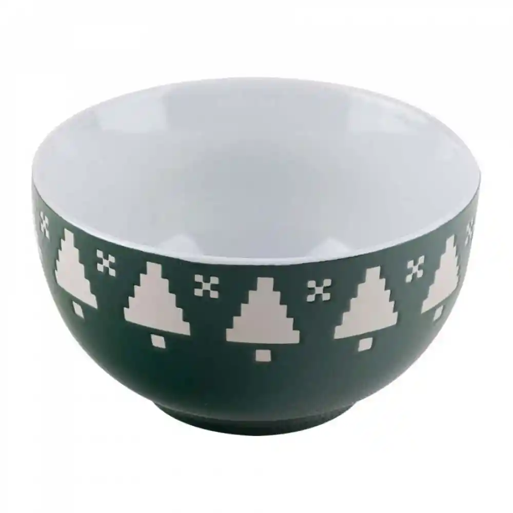Bowl Tazon Expressions 13.5 Cm Verde Ceramica