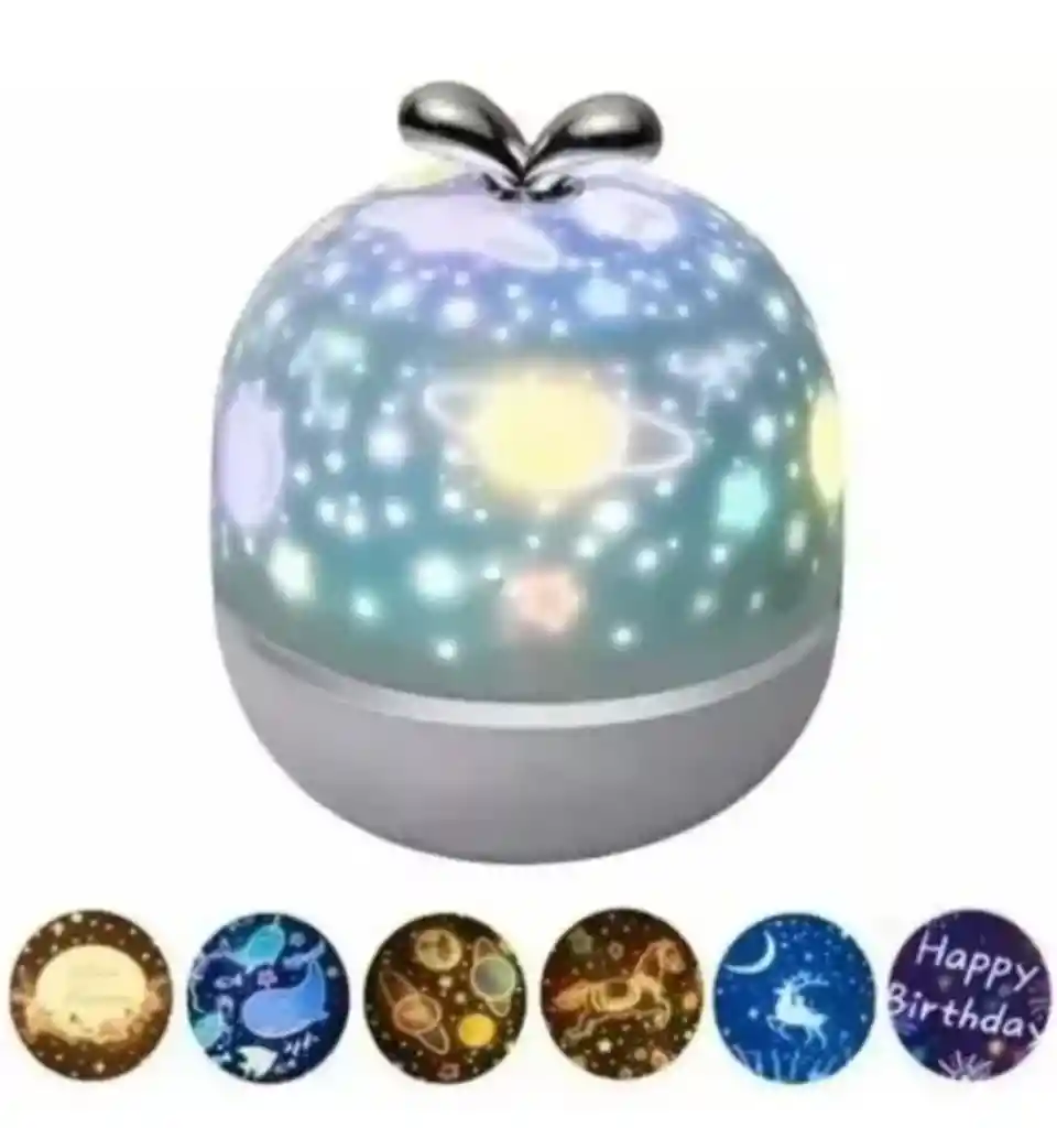 Lámpara Proyectora Proyector De Luz 6 En 1 Universo Animales Fiestas